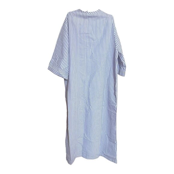 Collections etc Nightgown sleep wear striped Pajama womens XL, long 53 in - Picture 2 of 4